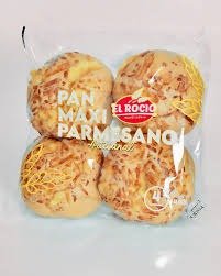 Producto - Pan para hamburguesas parmesano x 4 el rocio