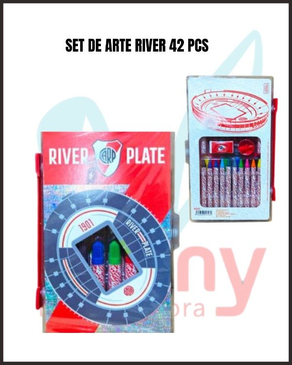 Producto - SET DE ARTE RIVER 42 PCS RI233