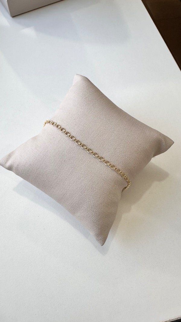 Producto - Pulsera Moly 3mm laminado en oro 18k