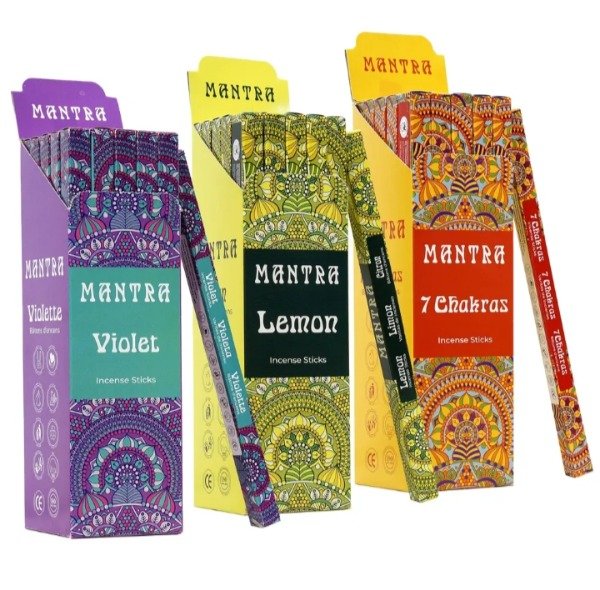 Producto - Sahumerios Mantra Square caja con 8 varillas