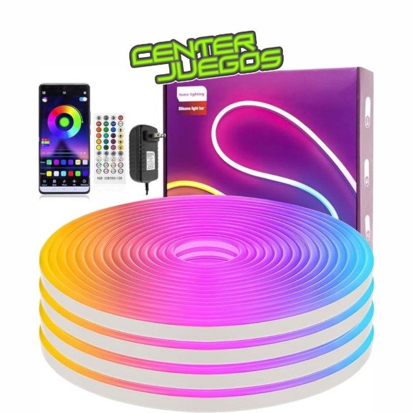 Producto - TIRA LED NEÓN RGB 5M EXTERIOR USB CONTROL REMOTO Y POR APLICACIÓN BLUETOOTH02