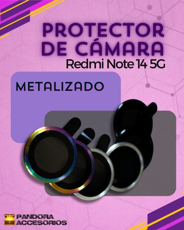 Producto - Protector Cámara Metalizado Redmi Note 14 5G