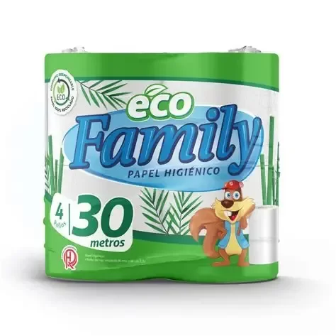 Producto - Papel higienico Family 30 mts h/s x 4 rollos