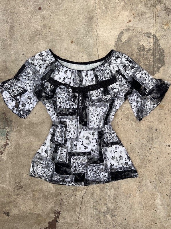 Producto - Blusa Y2K Encaje - T M/L
