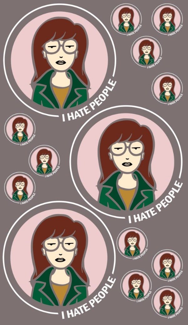 Producto - Plancha Textil x Metro I Hate People