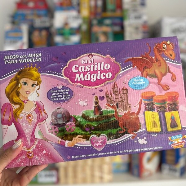 Producto - Juego de Masa Carroza y Dragón con libro en el Castillo Mágico 7785