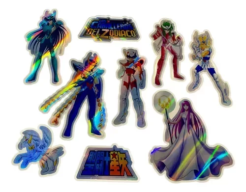 Producto - Stickers Caballeros del Zodíaco