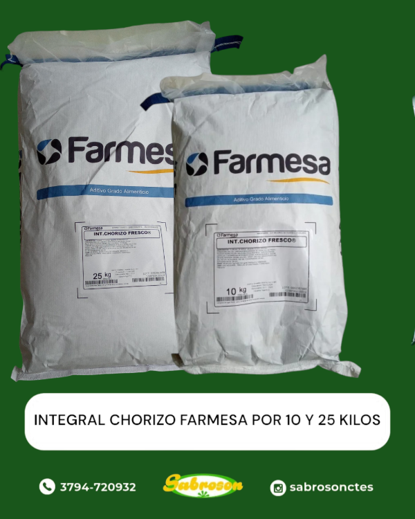 Producto - Integral para chorizo Farmesa x 10 kilos