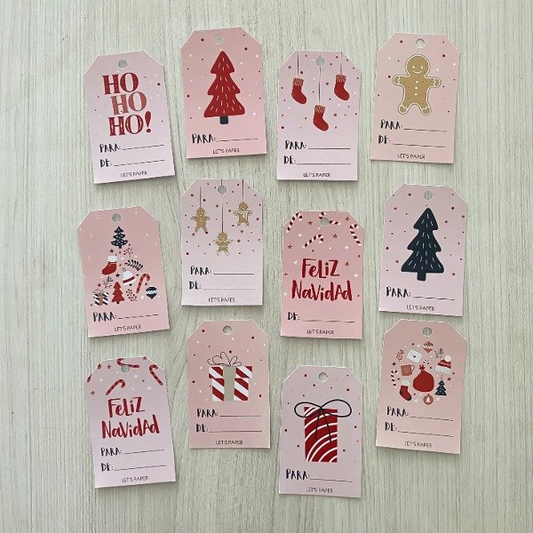 Producto - Tags Navidad Pink
