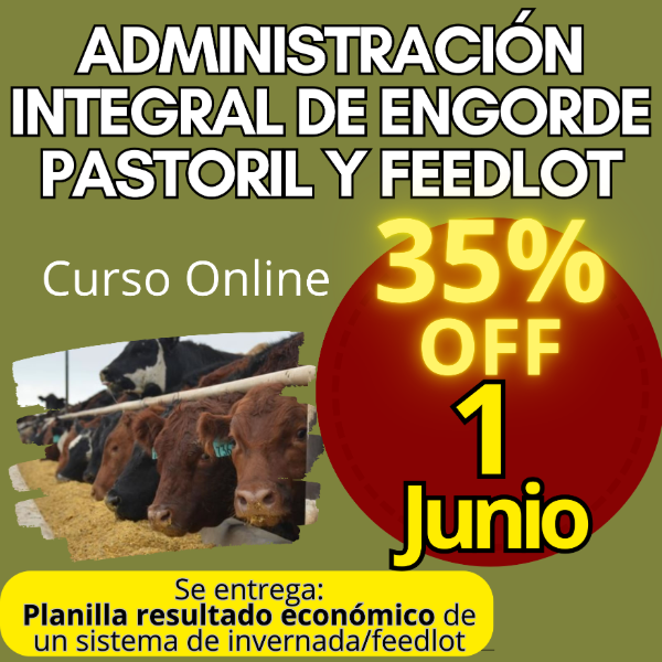 Producto - Curso Online: Administración Integral de Engorde Pastoril y Feedlot
