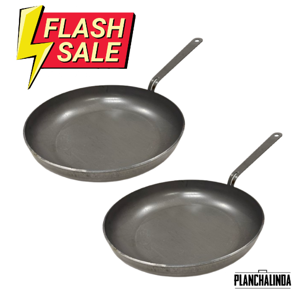 Producto - 2 sartenes de hierro iguales