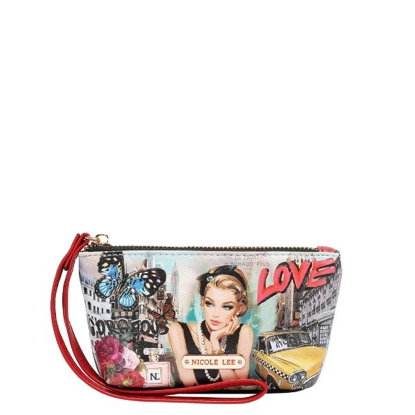 Producto - Set  Nicole Lee de 5 piezas Cartera, Bandolera Billetera Mini Neceser y Llavero - 11