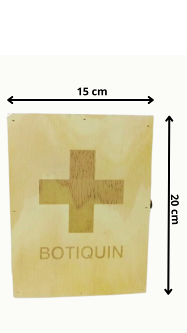 Producto - Botiquín madera Primeros auxilios (chico)