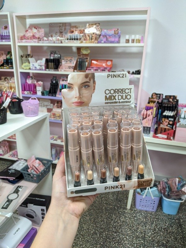 Producto - Corrector y contorno duo pink 21