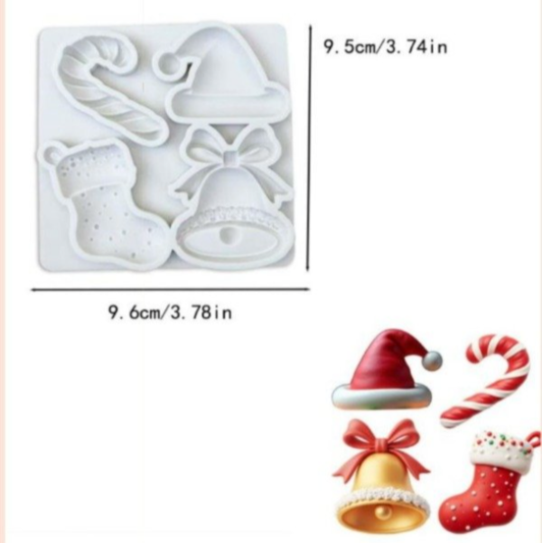 Producto - MOLDE NAVIDAD X 4 NUEVO