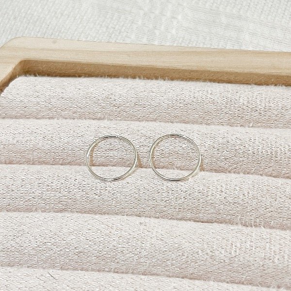 Producto - Argollitas Plata 10mm