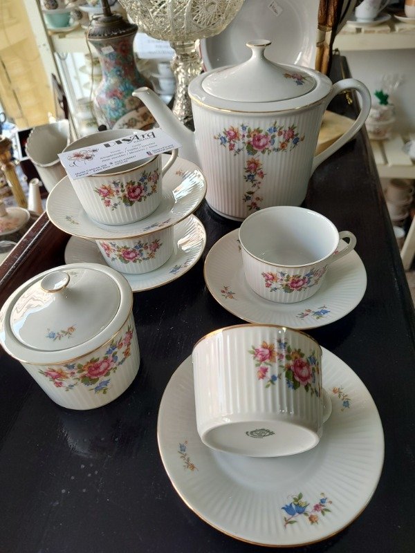Producto - Juego de té Verbano flores