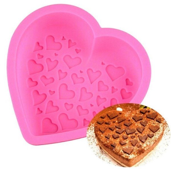 Producto - Molde de silicona corazón 14cm