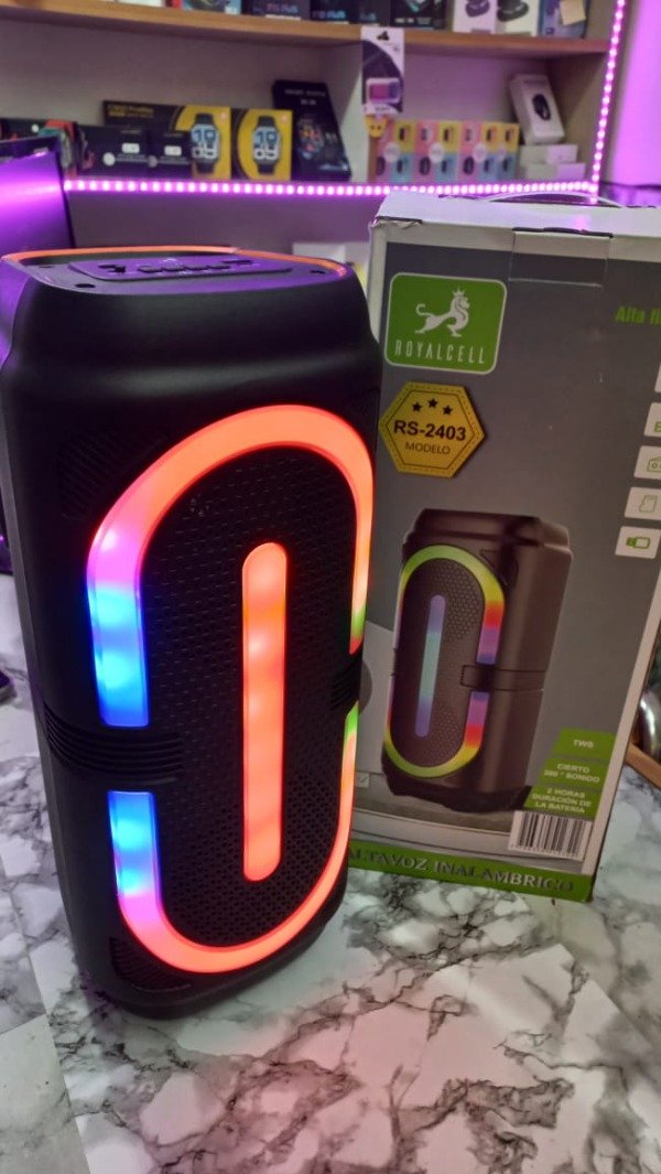 Producto - Parlante bluetooth Royalcell 4"x2 TWS 10w