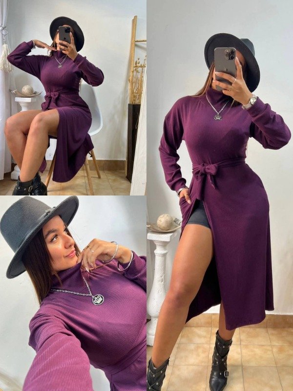 Producto - MAXI VESTIDO CUELLO ALTO