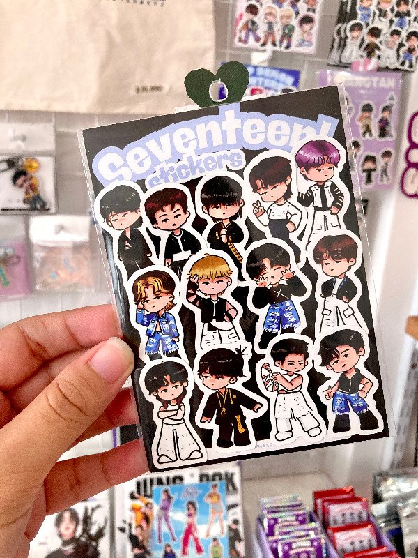 Producto - Plancha Stickers Seventeen SUPER