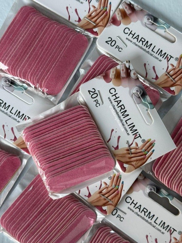 Producto - PACK 20 LIMAS COLORES VARIOS - CHARM LIMIT