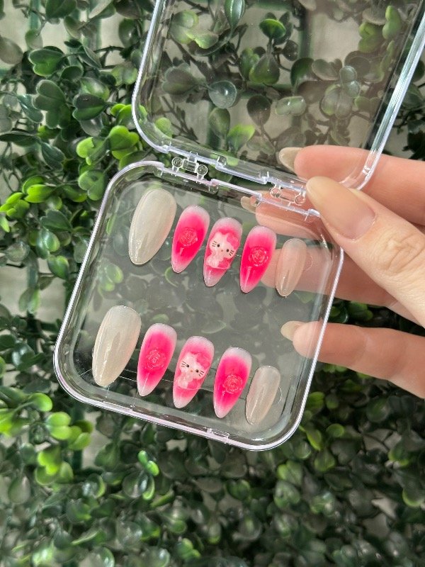 Producto - Uñas Kitty Fucsia