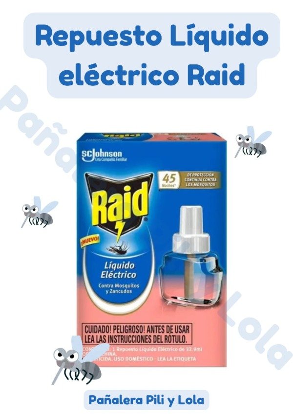 Producto - Repuesto de líquido eléctrico Raid-