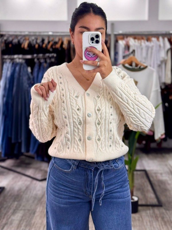 Producto - CARDIGAN IMPORTADO STRASS