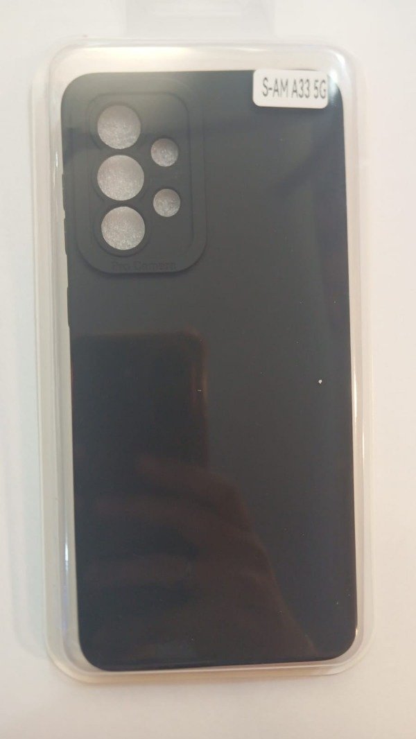 Producto - Funda Silicone Case Negro para Samsung A33