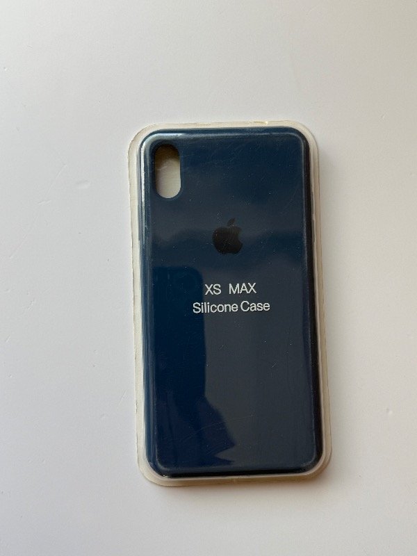 Producto - Silicone case azul iphone Xs max