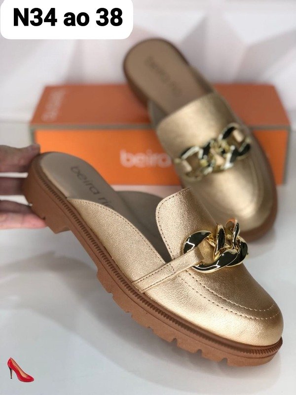 Producto - Mules beira rio con detalle de cadena