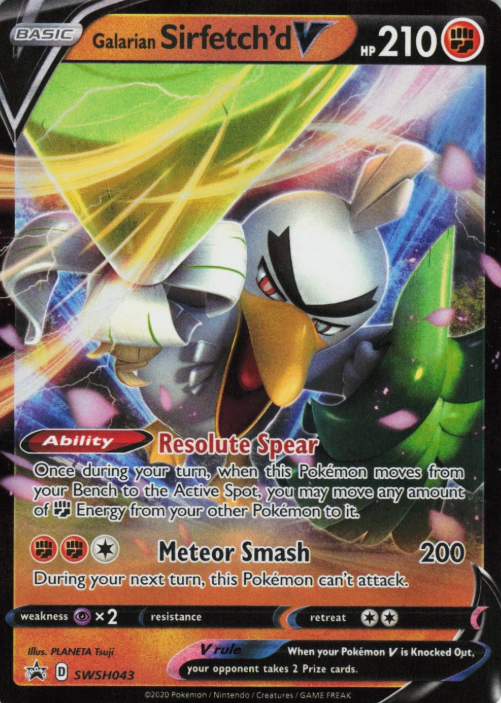 Producto - Galarian Sirfetch'd V - SWSH043 - Sword and Shield Promo