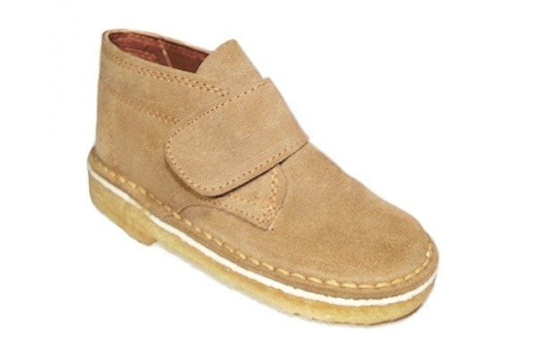 Producto - Bota de gamuza (descarne) color Coco - abrojo