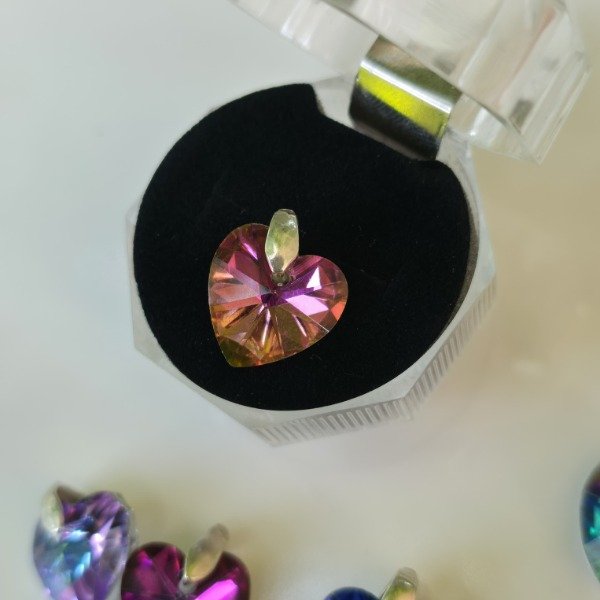 Producto - Dije sw corazón italiano distintos colores disponibles - 7