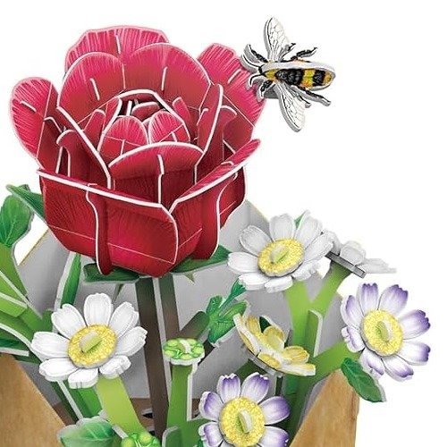 Producto - ROMPECABEZAS FLORES 3D - ROSA (120 PIEZAS) - 2