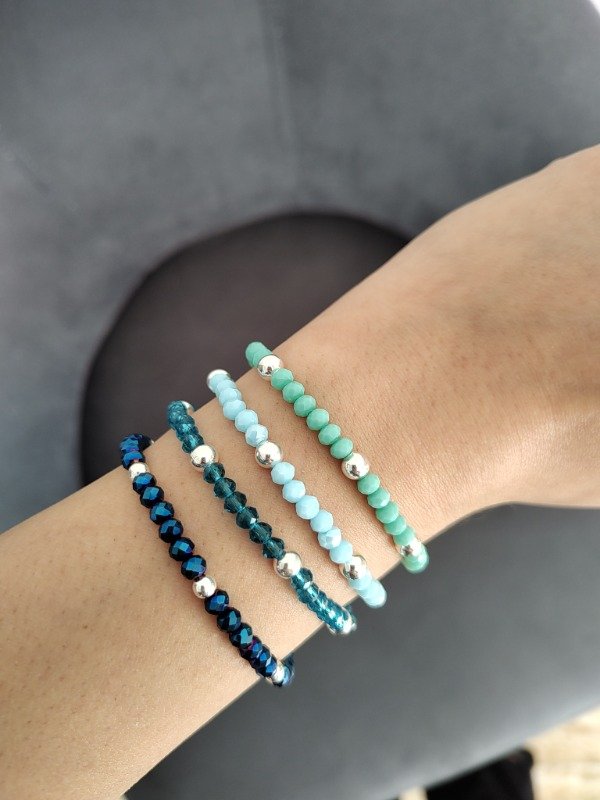 Producto - Pulsera de Cristal de Roca y Plata 925