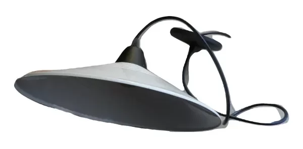 Producto - Colgante Chapa 30cm Blanco Armado Escalonado - Nacional