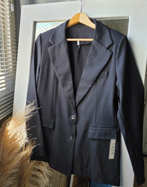 Producto - Blazer negro sastrero solapa