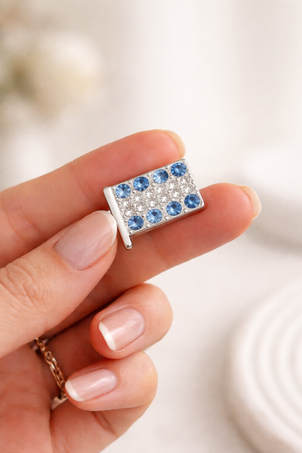 Producto - Escaraela Strass Bandera