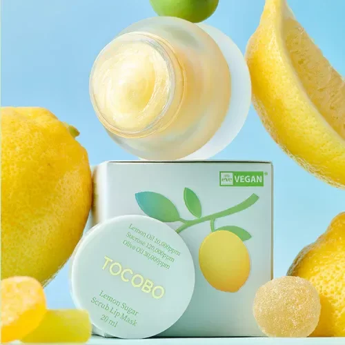 Producto - TOCOBO Lemon Sugar Scrub Lip Mask 20ml