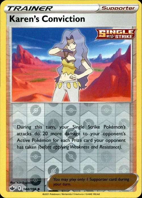 Producto - Karen's Conviction - 144/198 - Chilling Reign - Reverse Holo