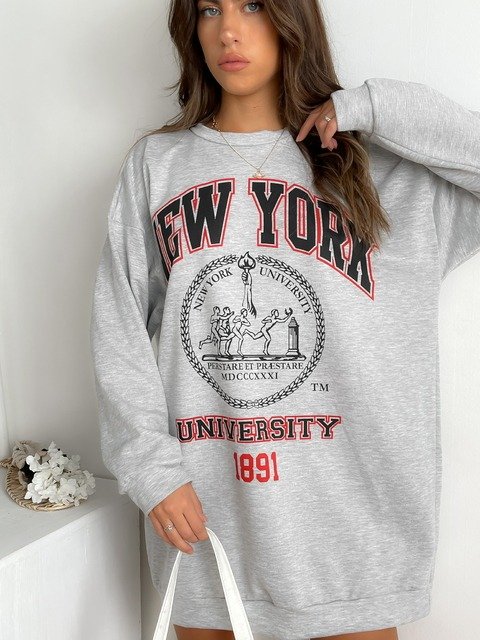 Maxi Buzos Oversize Estampado de Universidades - Surtidos sin eleccion -  Vitrage Mayorista