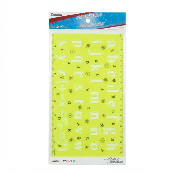 Producto - REGLA ABECEDARIO 22CM EN BOLSA