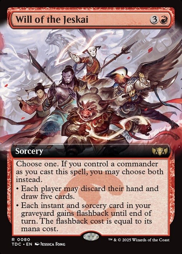 Producto - Will of the Jeskai Extended  Tarkir: Dragonstorm Commander