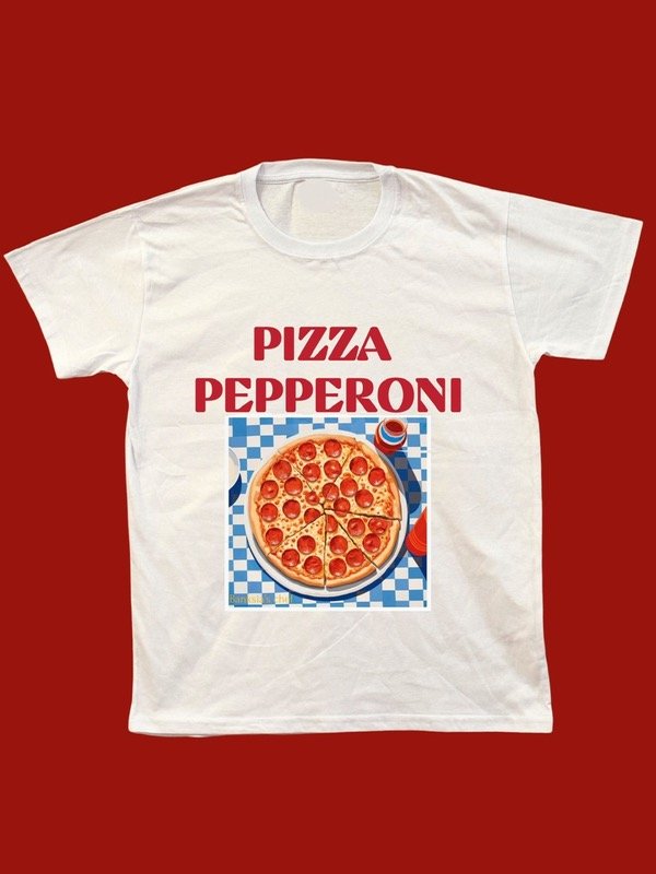 Remera Pizza Pepperoni Banksia Design