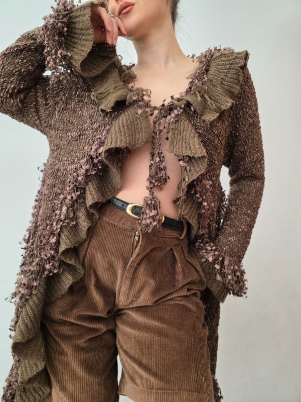 Producto - Saco Marron Vuelos - 2