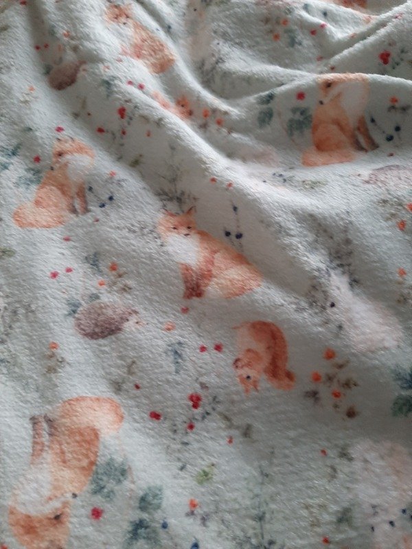 Producto - Manta Zorritos polar soft reverso corderito