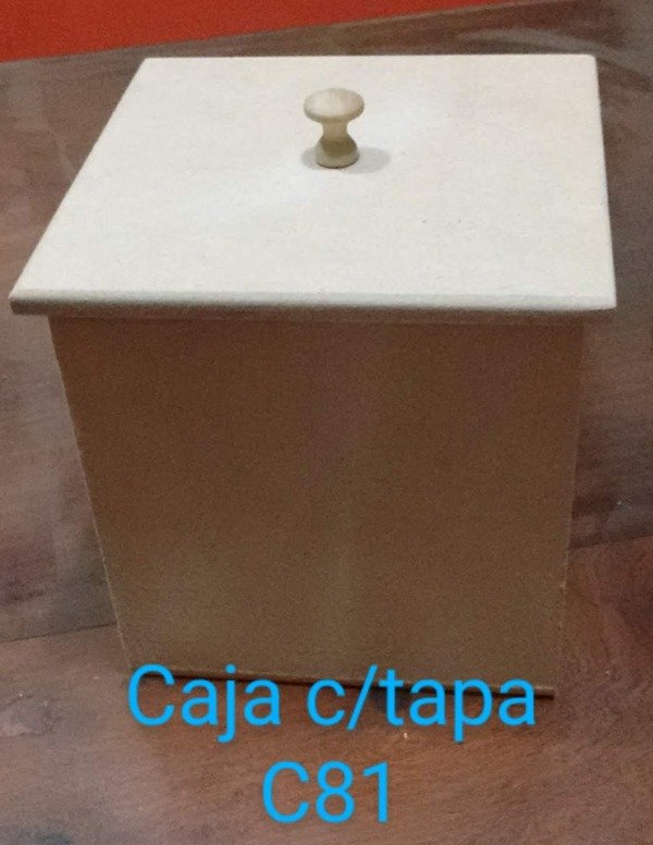 Producto - Caja con tapa