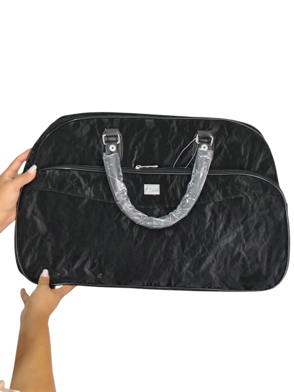 Producto - Bolso grande de ecocuero gamuzado negro